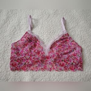 *NWOT* Victoria's Secret Posey Lace Curvy Bralette in Delicate Pink Floral